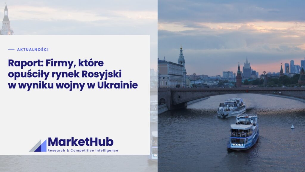 Raport: Firmy, które opuściły rynek Rosyjski w wyniku wojny w Ukrainie