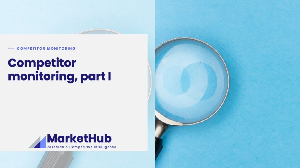 Competitor monitoring, part I