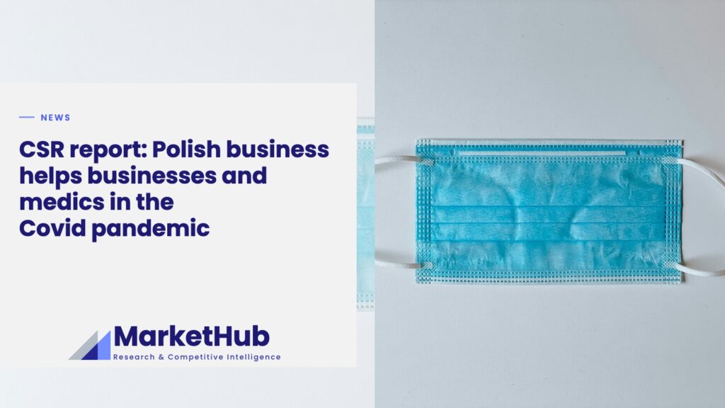 CSR report: Polish business helps businesses and medics in the Covid pandemic