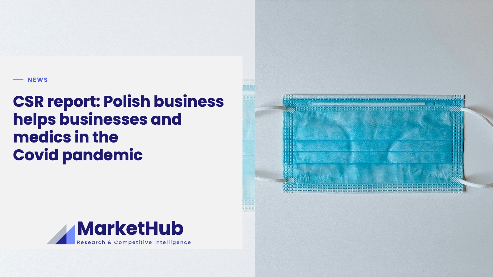 CSR report: Polish business helps businesses and medics in the Covid pandemic