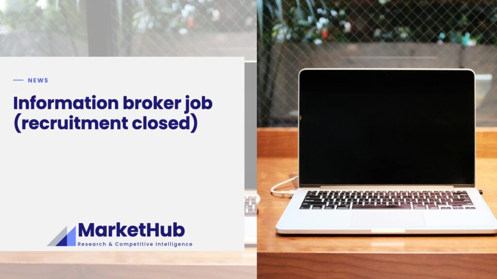 Information broker job (recruitment closed)