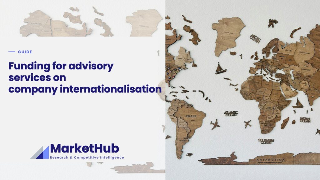 Funding for advisory services on company internationalisation