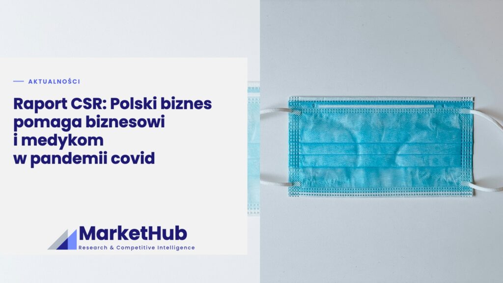 Raport CSR: Polski biznes pomaga biznesowi i medykom w pandemii covid