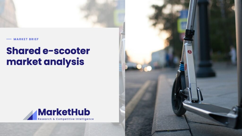 Shared e-scooter market analysis
