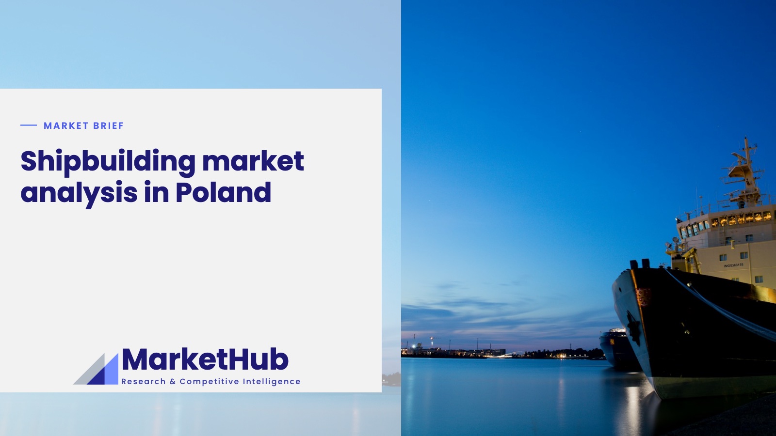 Shipbuilding market analysis in Poland