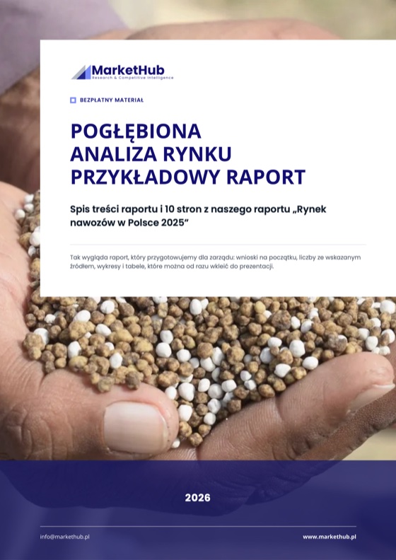 Okładka przykładowego raportu MarketHub: Pogłębiona analiza rynku