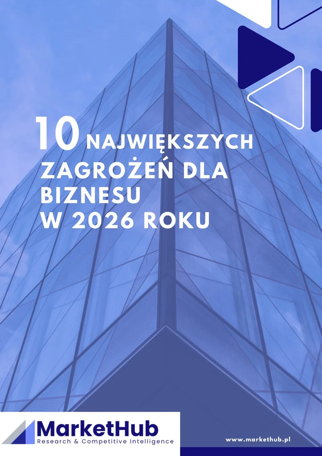 Okładka raportu 10 największych zagrożeń dla biznesu w 2026 roku