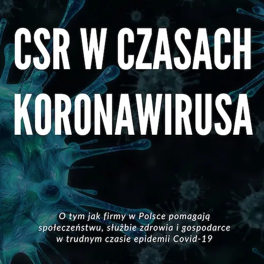 Okładka raportu: Bezpłatny raport: CSR w czasach koronawirusa