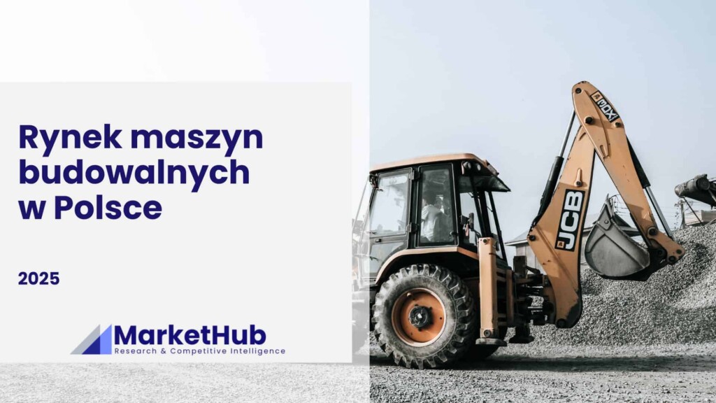 Okładka raportu: Rynek maszyn budowlanych w Polsce