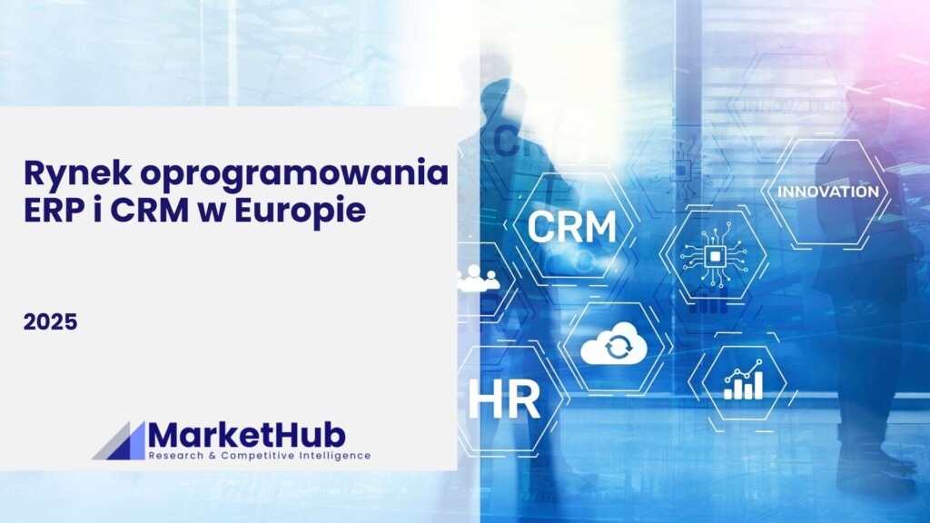 Okładka raportu: Rynek oprogramowania ERP i CRM w Europie